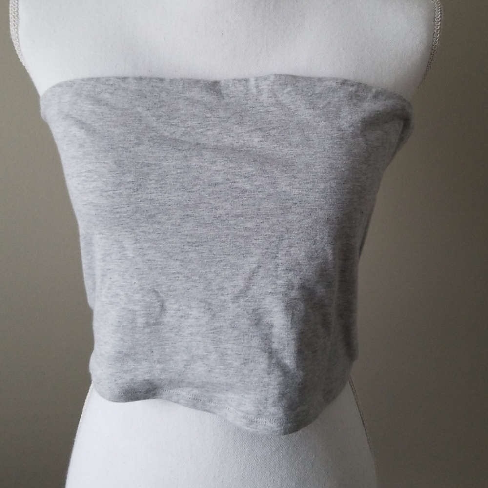 Gray tube top
